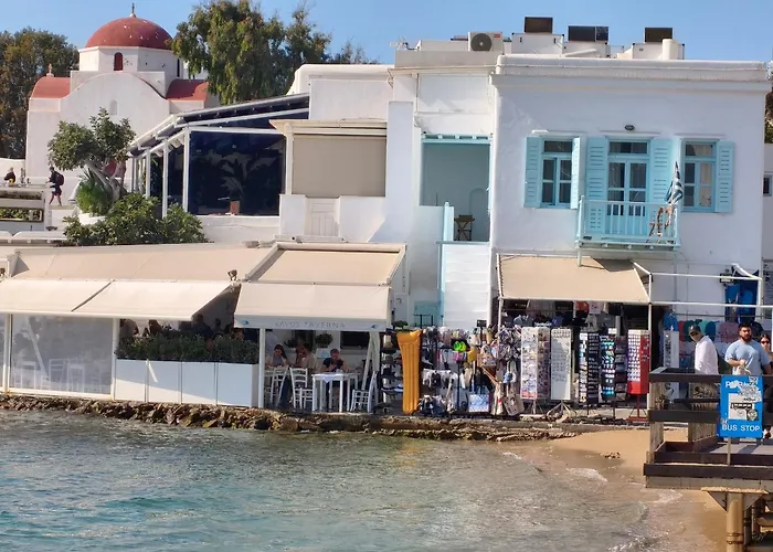 To Kamnaki - Beachfront Apartment In Mykonos Town Lejlighed *